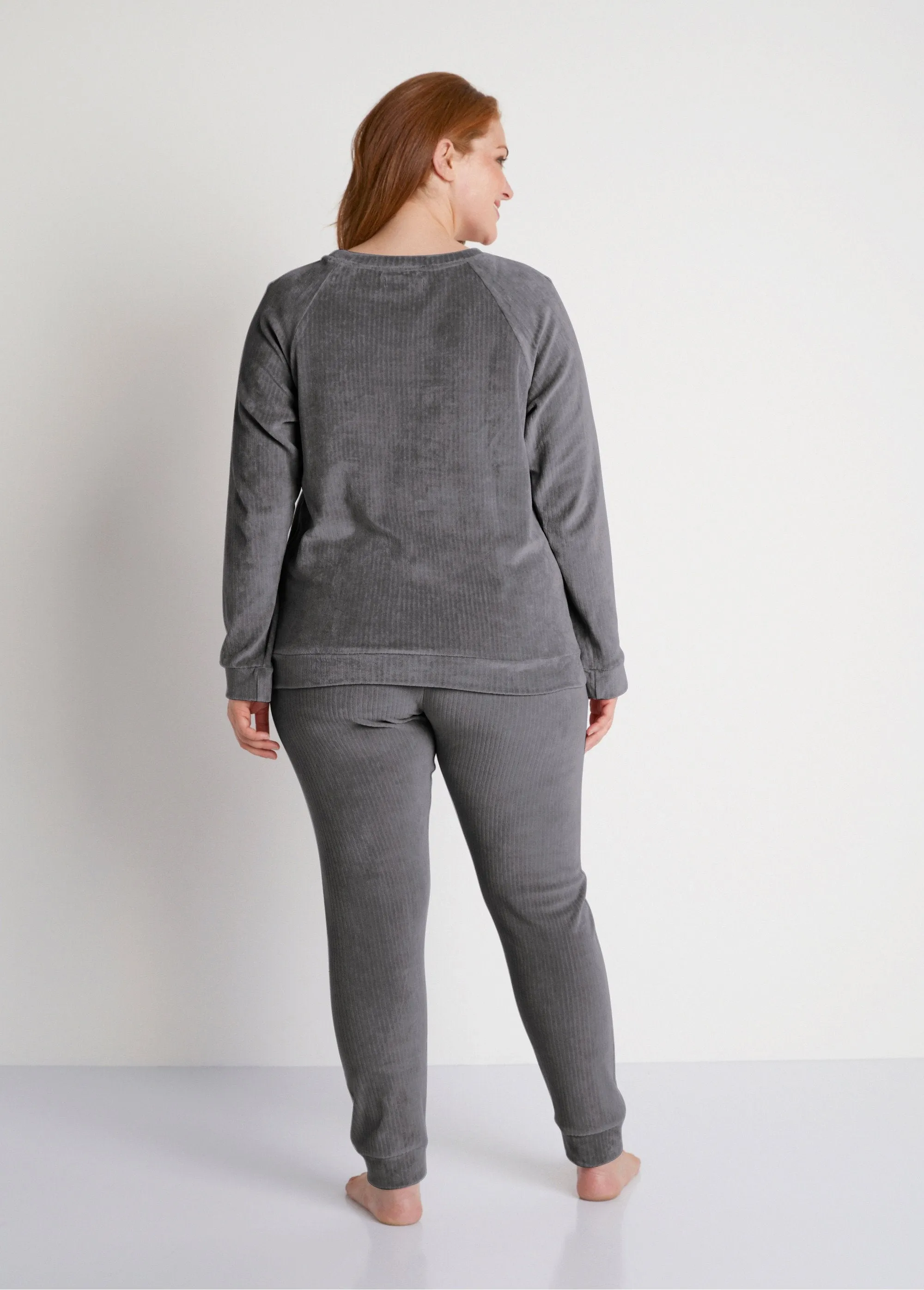 Pantalon de pyjama en velours côtelé