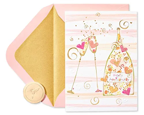 Papyrus Anniversary Card for Couple - Designed by House of Turnowsky (A Special Toast)