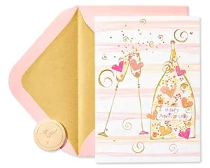 Papyrus Anniversary Card for Couple - Designed by House of Turnowsky (A Special Toast)