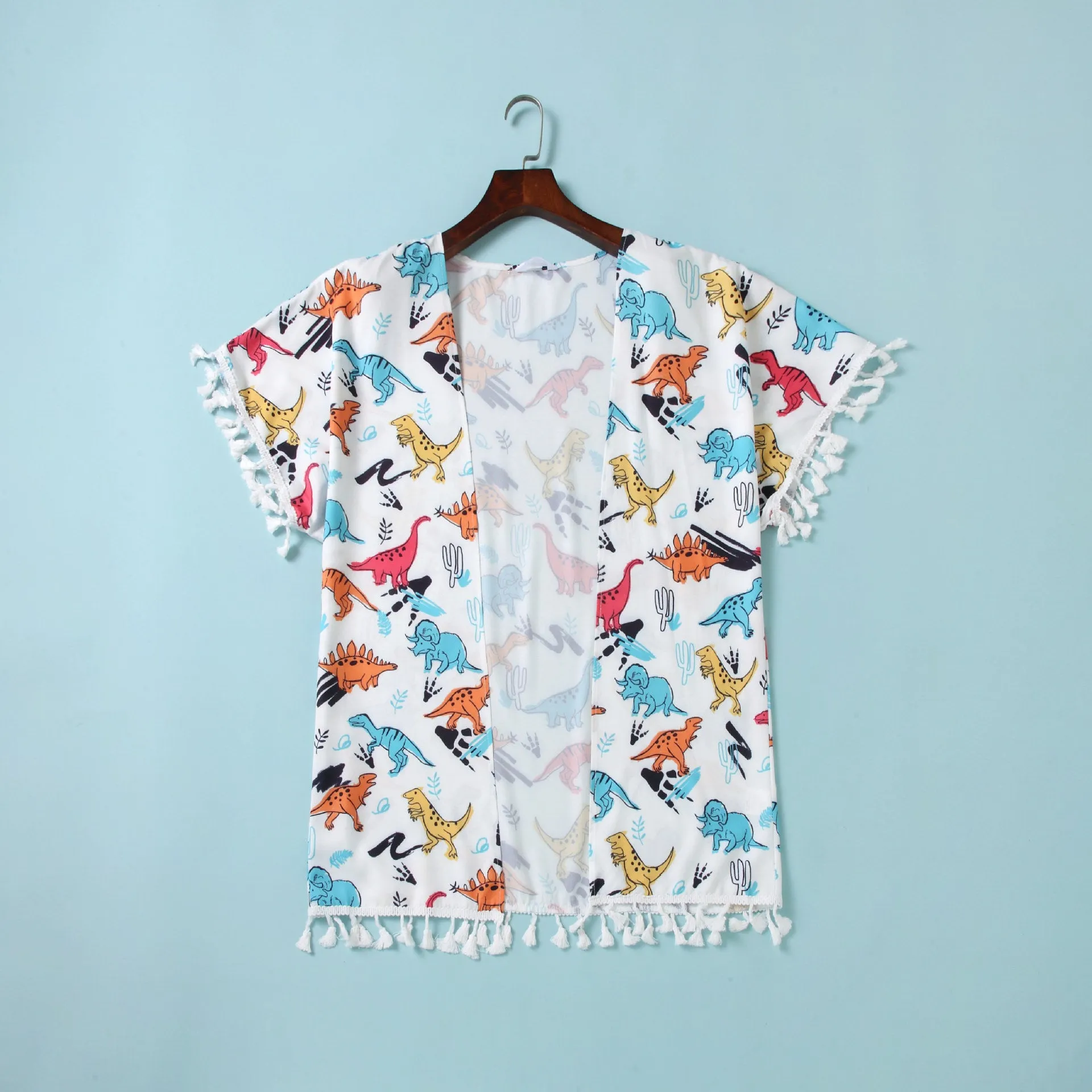 Parent-child clothes fresh printed blouse