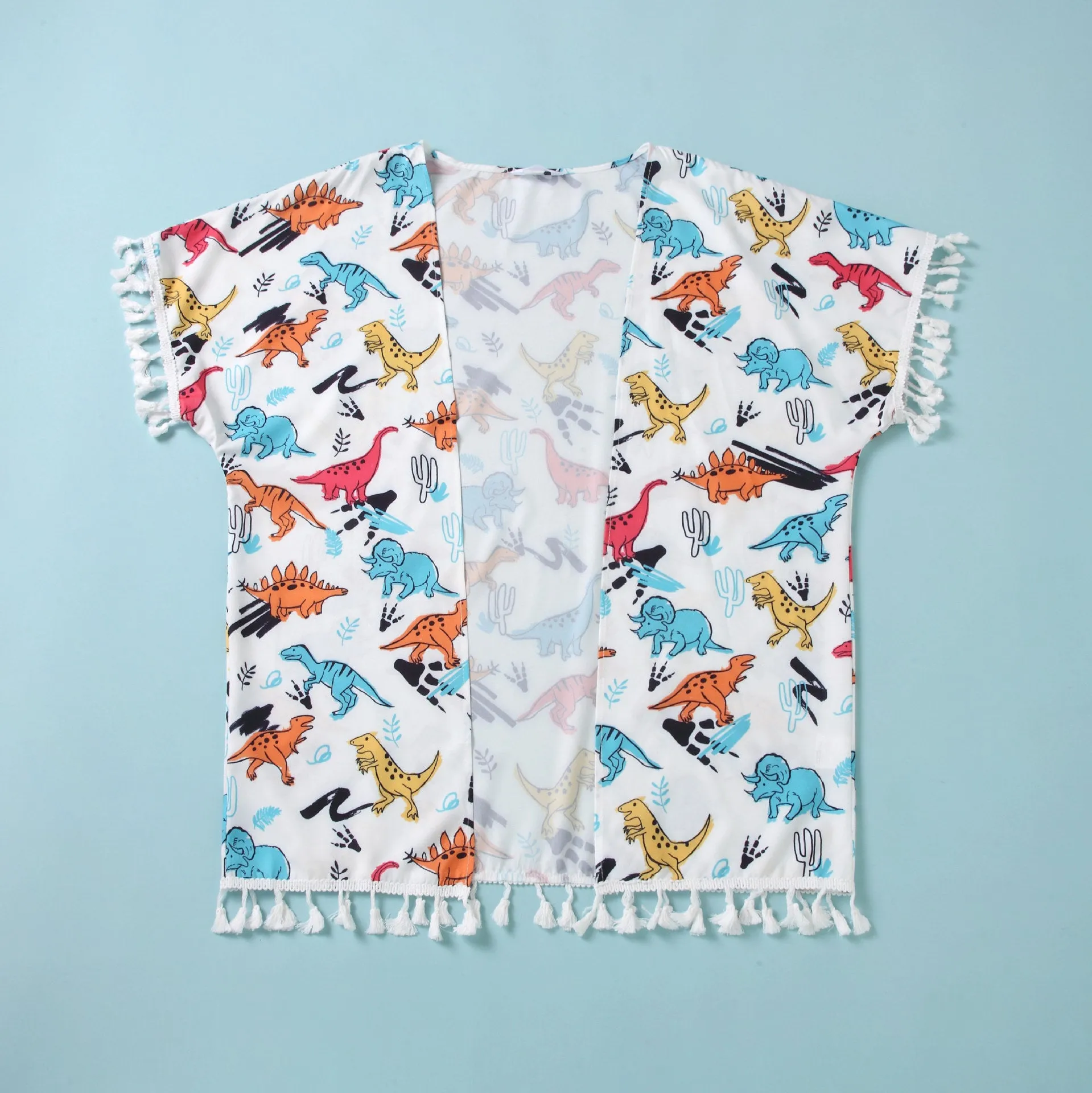 Parent-child clothes fresh printed blouse