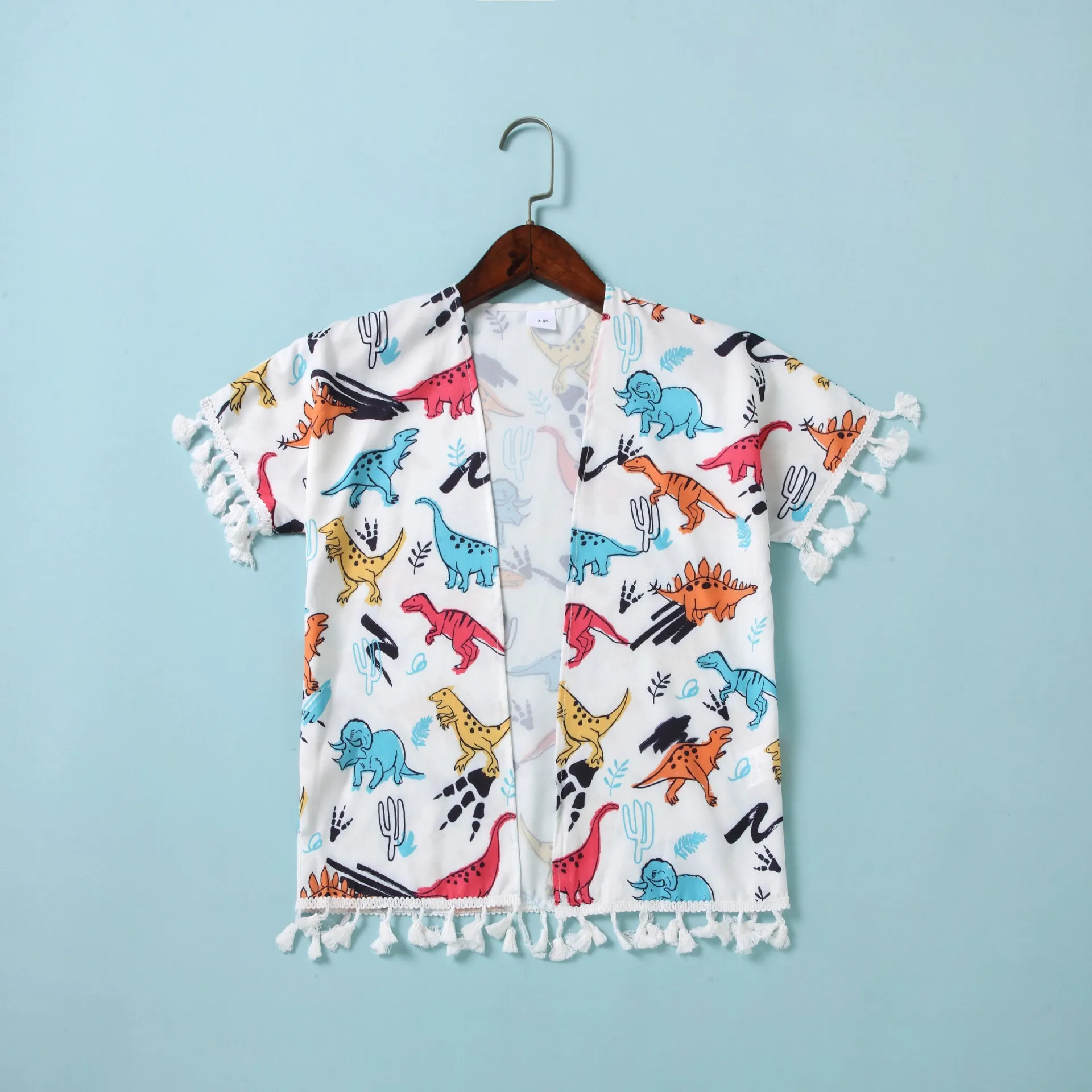 Parent-child clothes fresh printed blouse