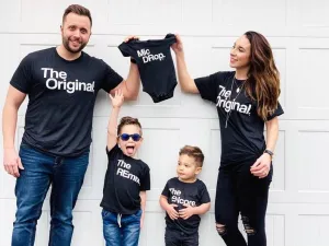 Parent-child wear, high-quality T-shirt