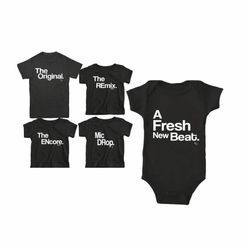 Parent-child wear, high-quality T-shirt