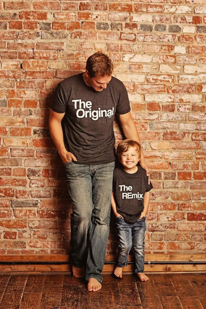 Parent-child wear, high-quality T-shirt