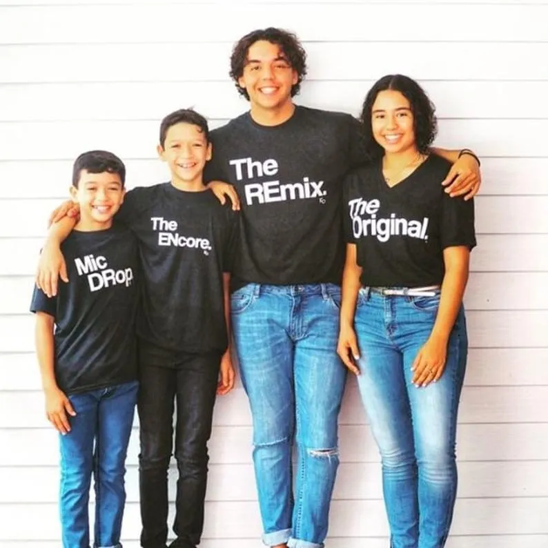 Parent-child wear, high-quality T-shirt