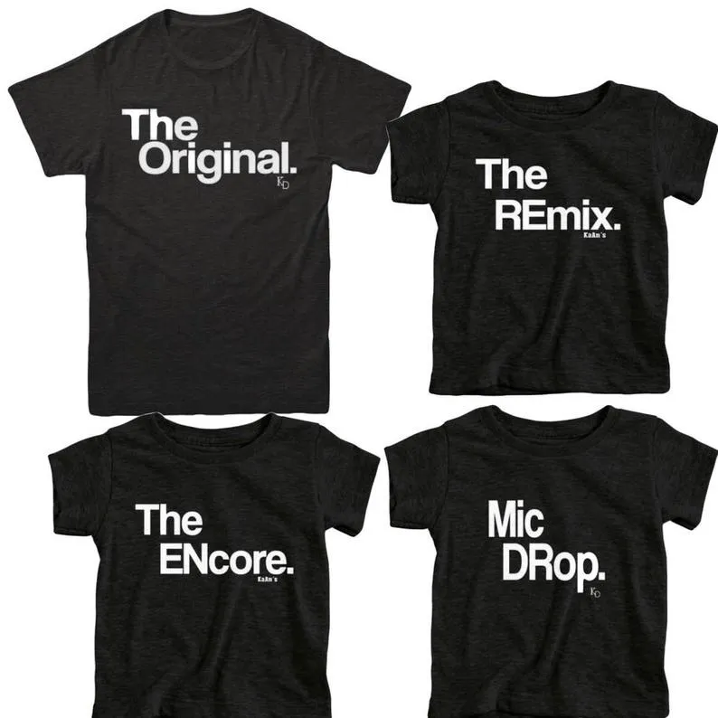 Parent-child wear, high-quality T-shirt