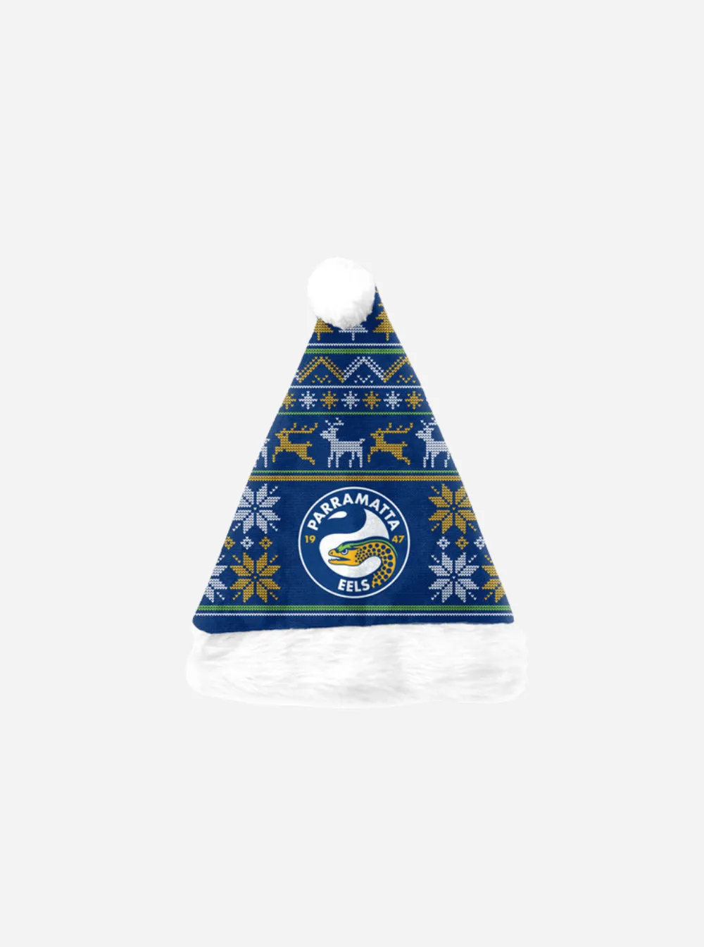 Parramatta Eels Xmas Santa Hat