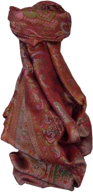Pashmina & Silk Mens Jamawar Premium Silk Scarf Pattern 6269
