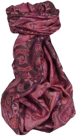 Pashmina & Silk Mens Jamawar Premium Silk Scarf Pattern 7709