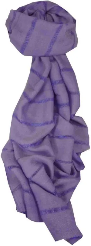 Pashmina & Silk Mens Vietnamese Long Silk Scarf Hue Violet