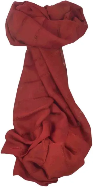 Pashmina & Silk Mens Vietnamese Long Silk Scarf Hue Wine