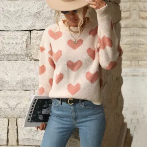 PEOPLETERRITORY New new products popular autumn and winter 2025 Popular trade love warm knitted sweater Popular trade Christmas thickened sweater