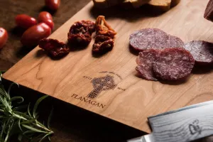 Personalized Celtic Cross Cutting Board | Irish Wedding Gift