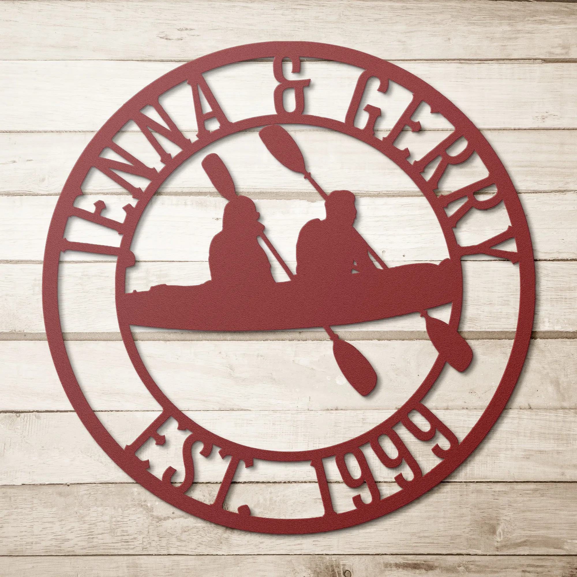 Personalized Wedding Anniversary Kayak