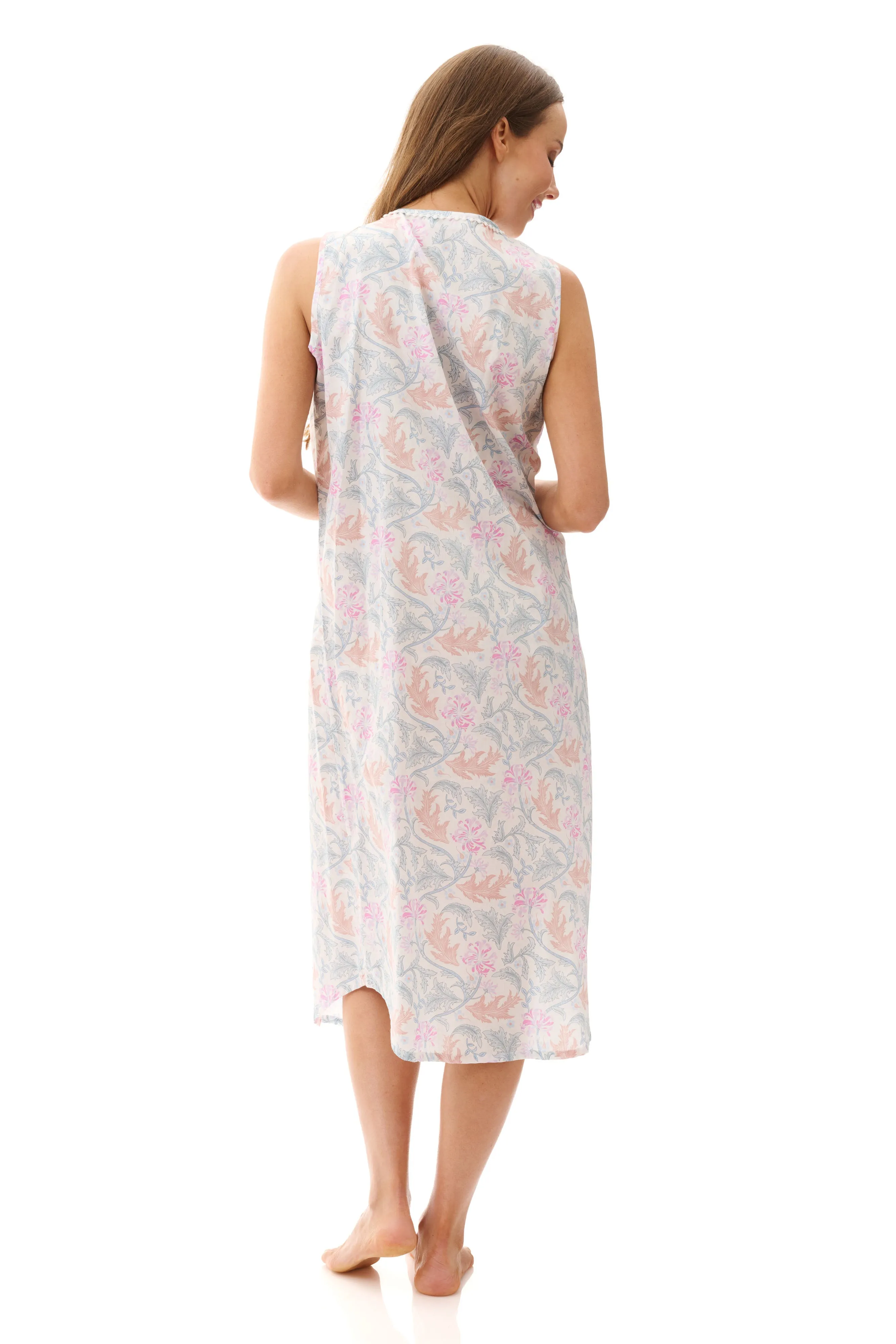 Pia Mid Length Cotton Nightie