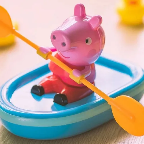 Piglet kayaking
