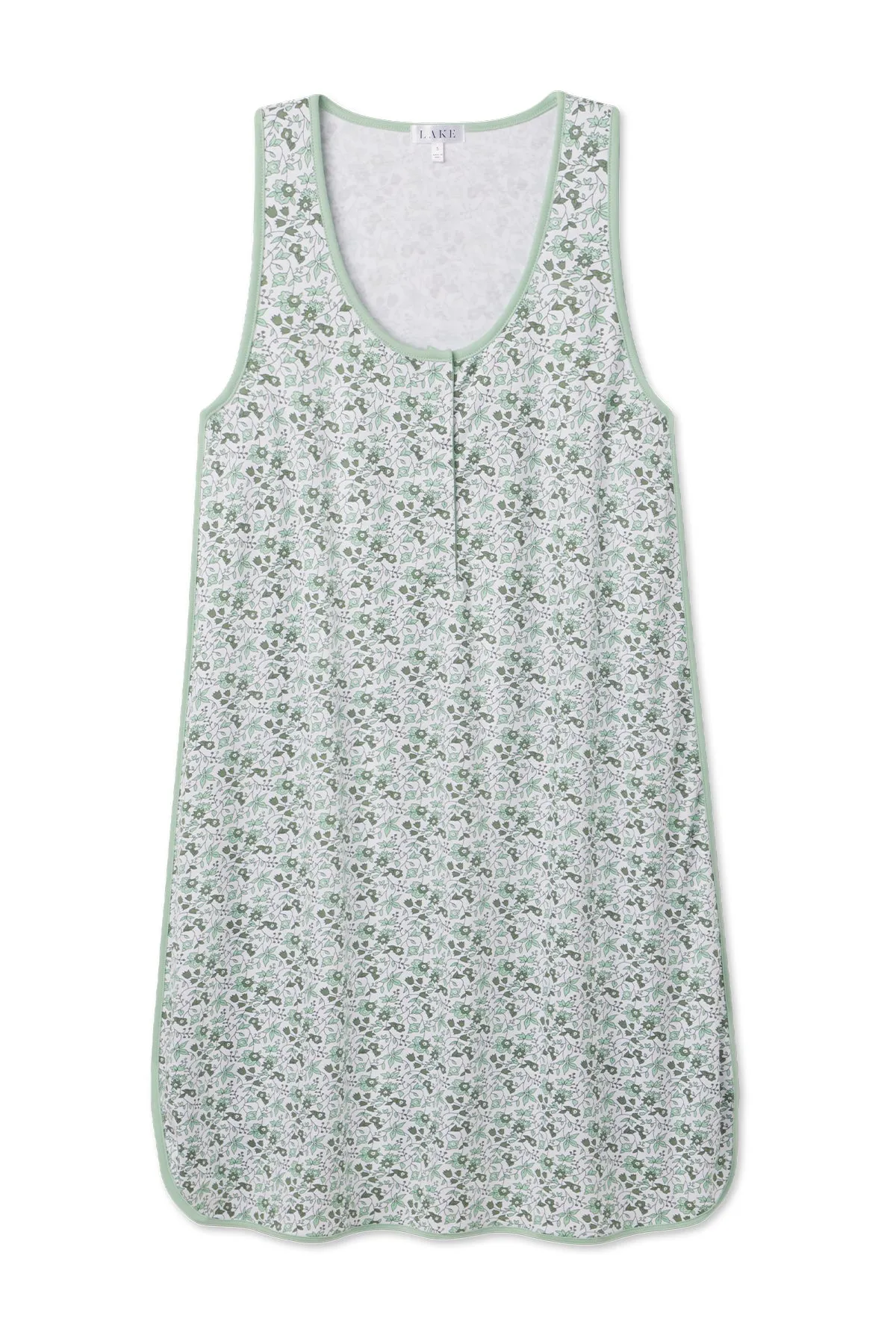 Pima Maternity Tank Gown in Topiary Garden Floral