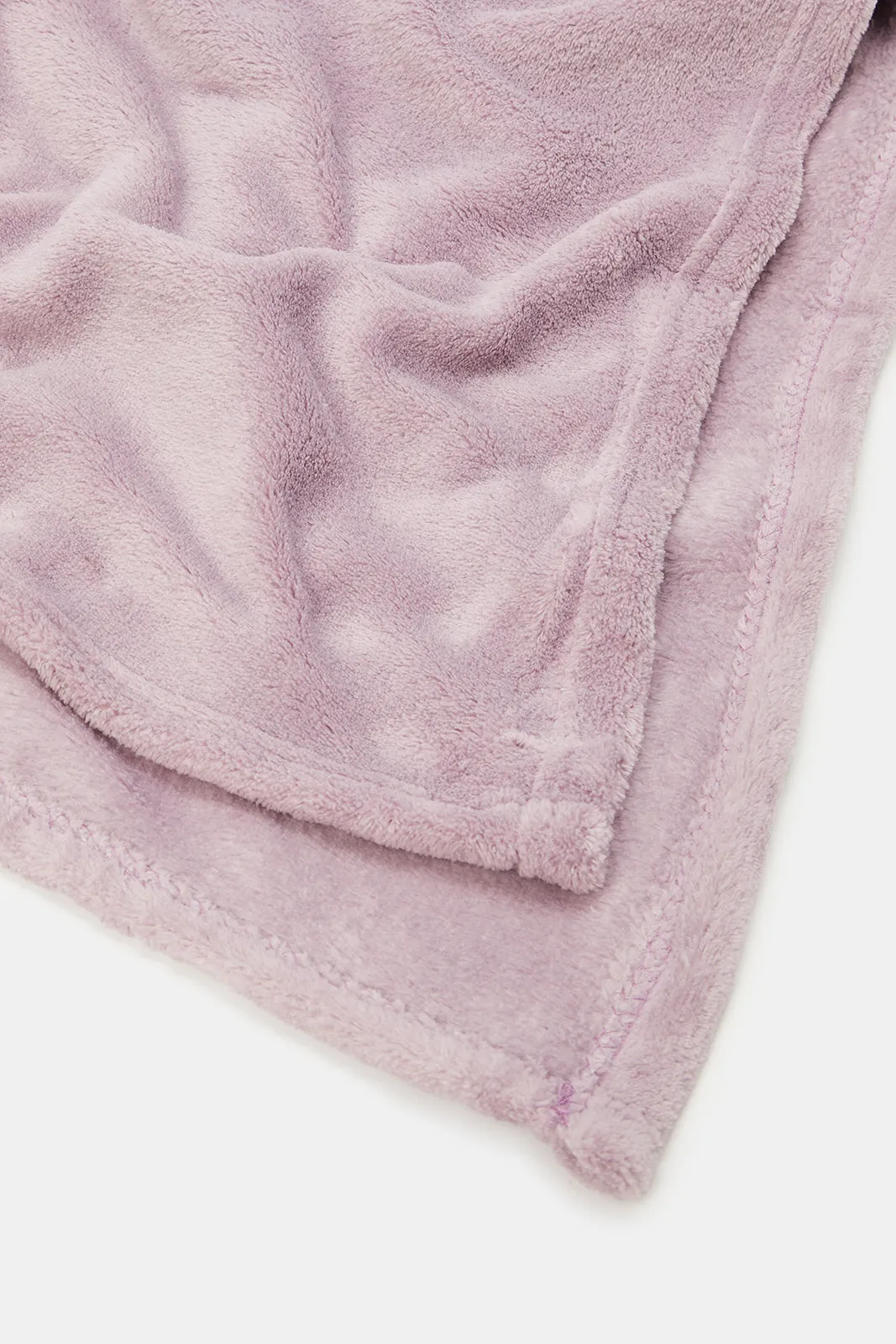Pink Coral Fleece Blanket (Single Size)