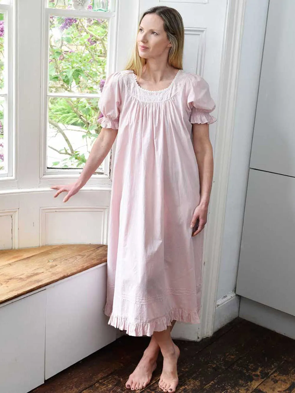 Pink Juliet Cotton Nightdress 12-18