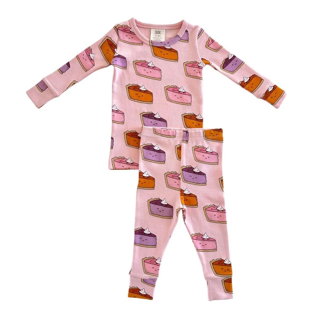 Pink Pumpkin Pie Organic 2pc Pajamas