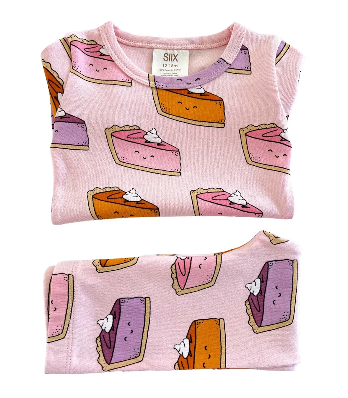 Pink Pumpkin Pie Organic 2pc Pajamas