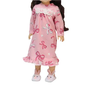 Pink Ribbon Nightgown for 14 1/2-inch dolls