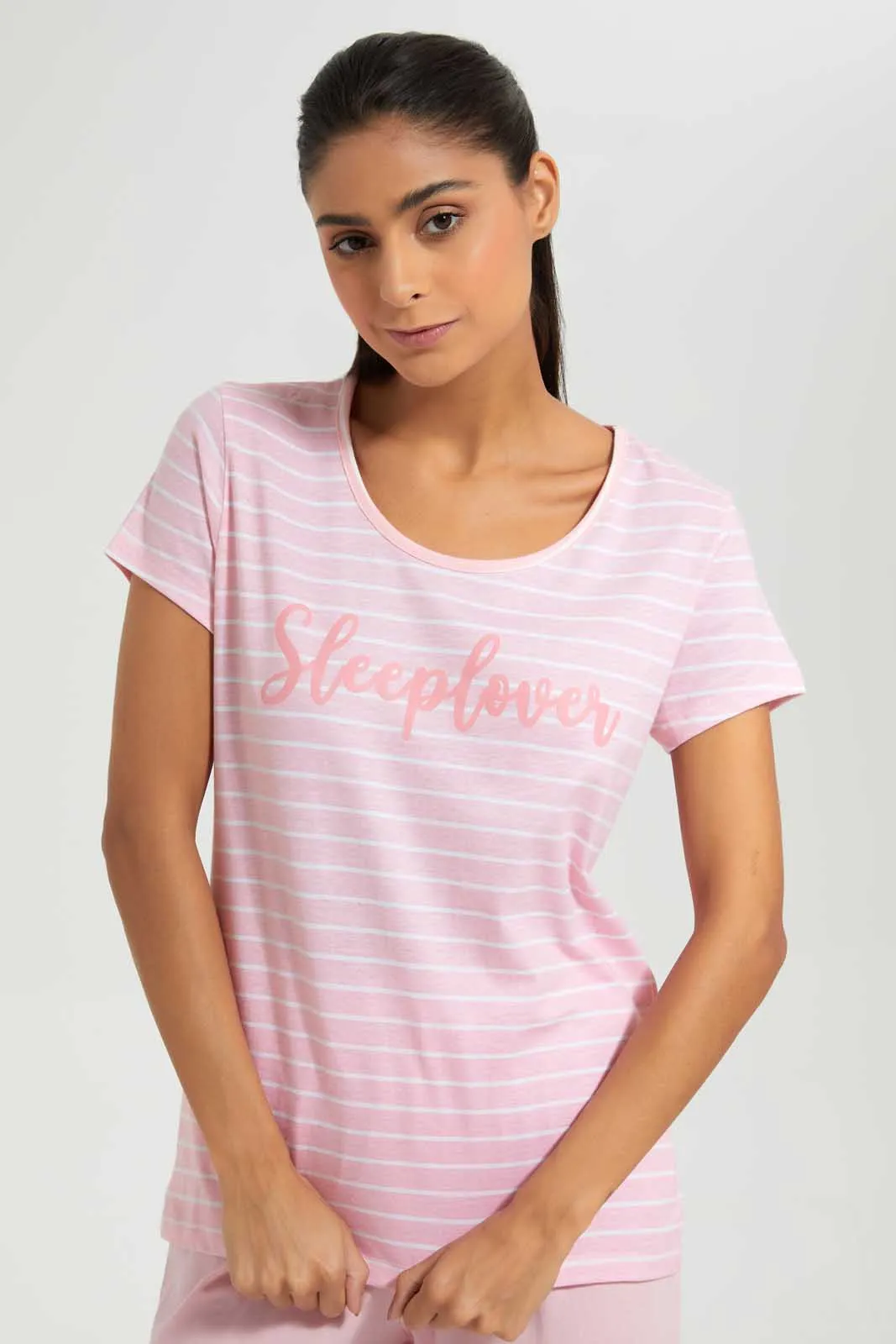 Pink Sleep Lover Pyjama Set (2 Piece)