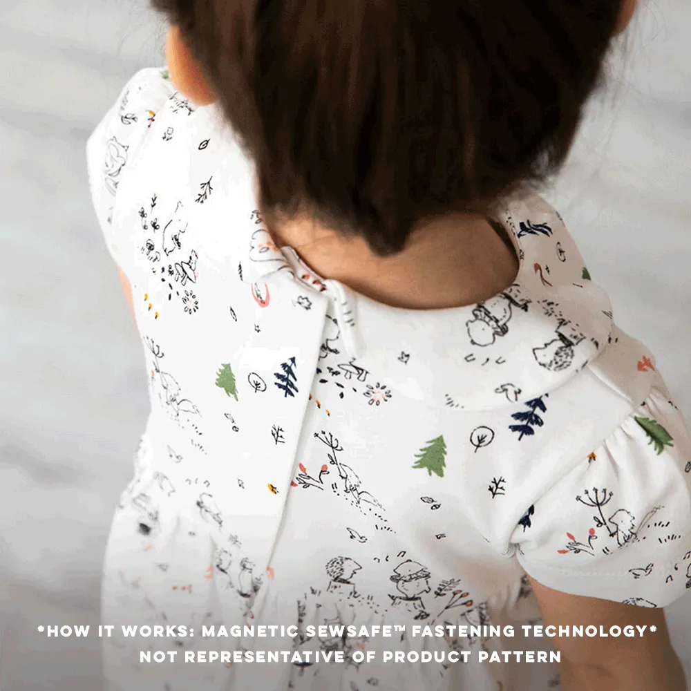 pixie pines modal magnetic toddler dress with legging - re-loved