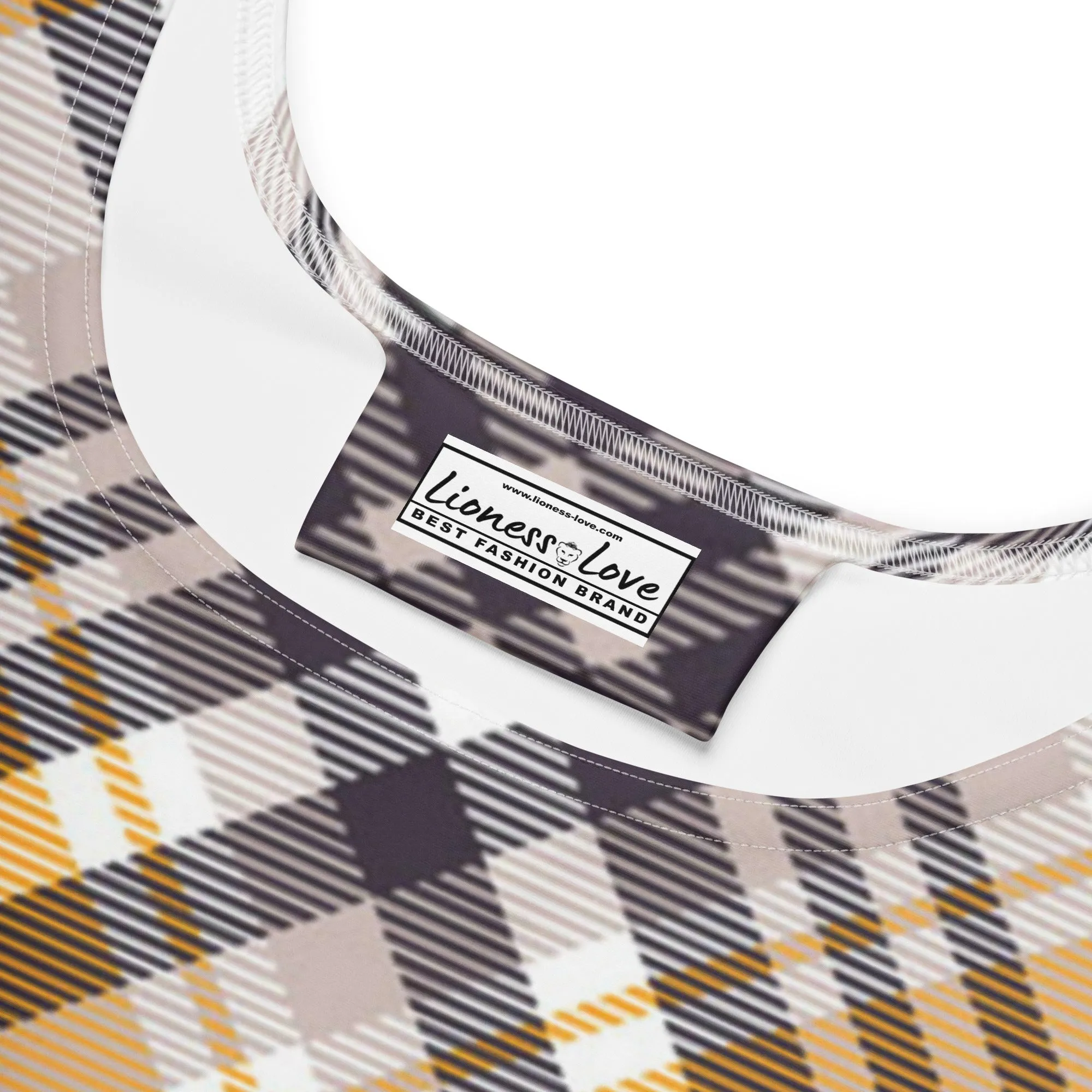 Plaid Sleeveless Skater Dress, lioness-love