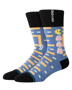 Power Pellet Socks in Blue
