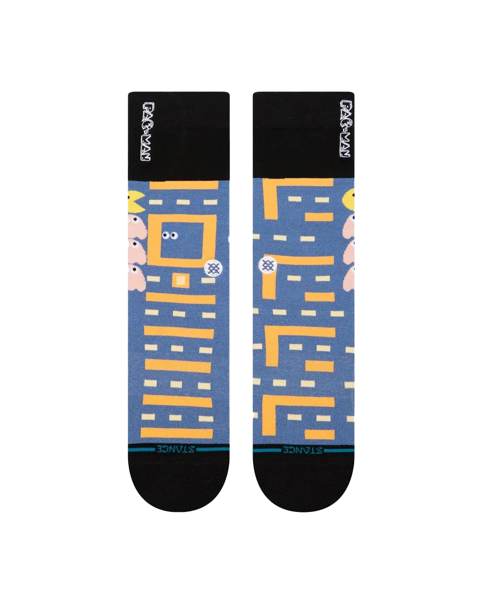 Power Pellet Socks in Blue