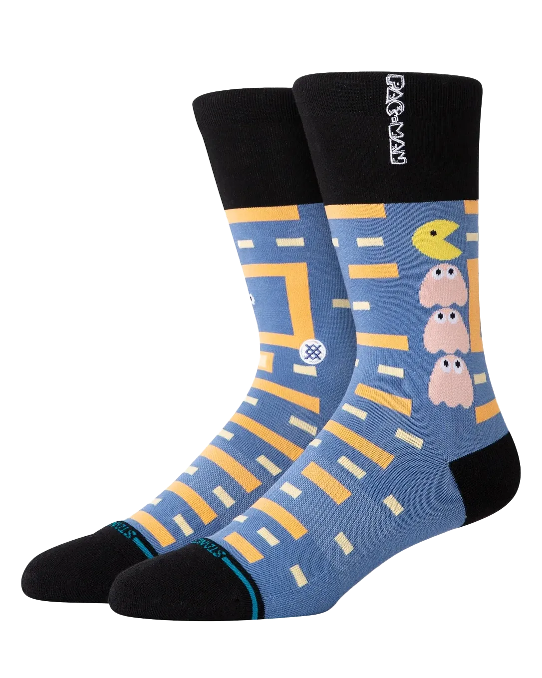 Power Pellet Socks in Blue