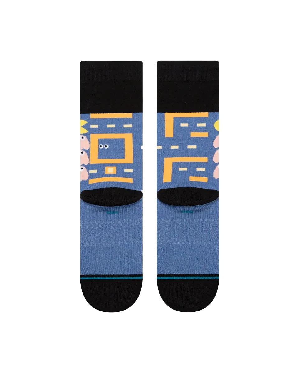 Power Pellet Socks in Blue