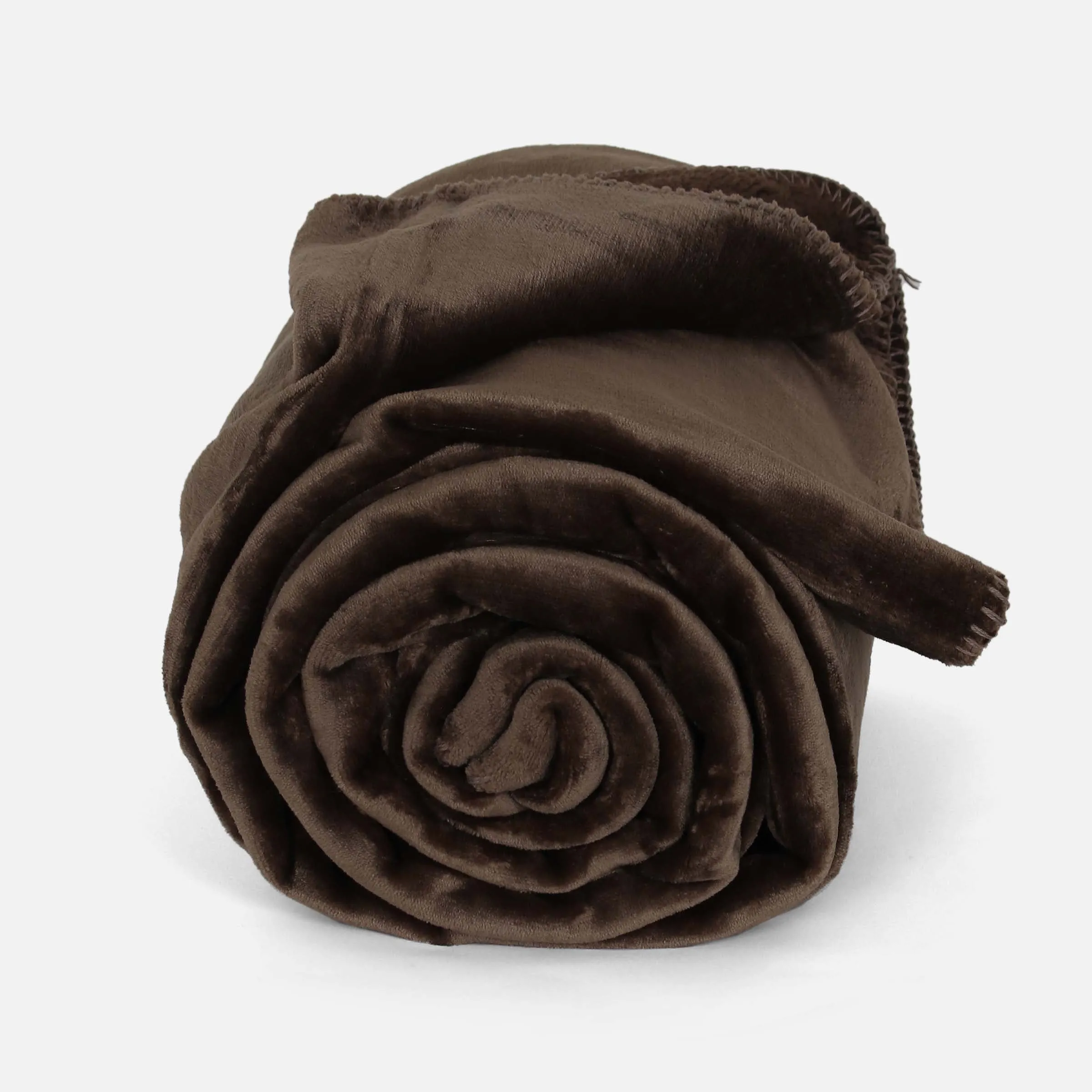 PRINTED CORAL FLEECE BLANKET BROWN 220*240 CM
