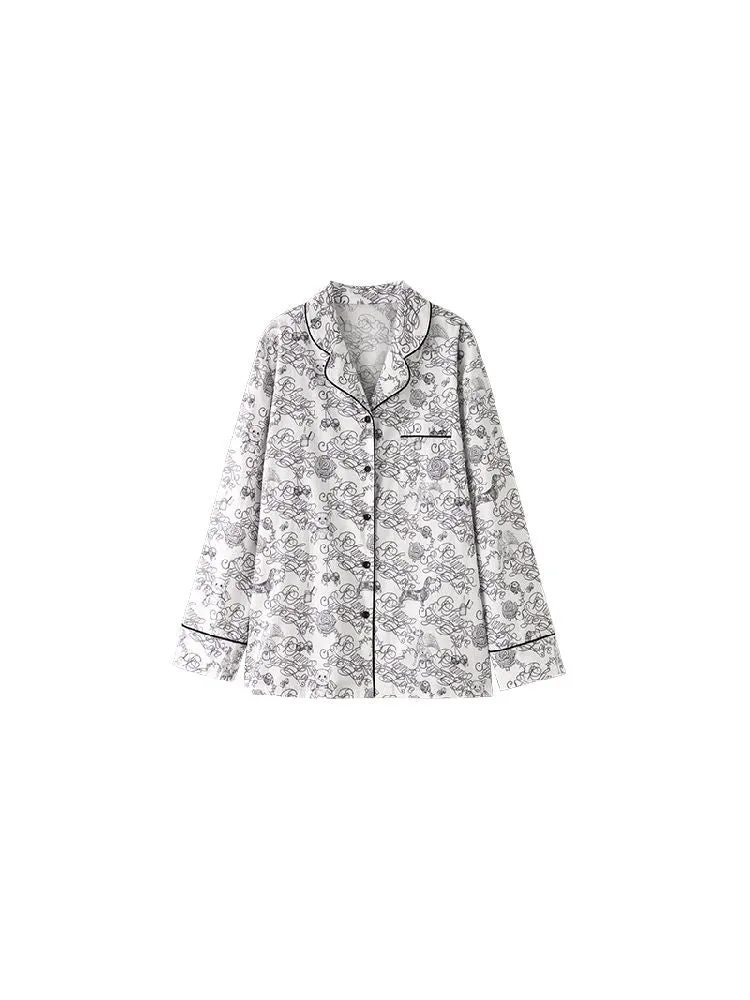 Printed Cotton Homewear Set【s0000010218】