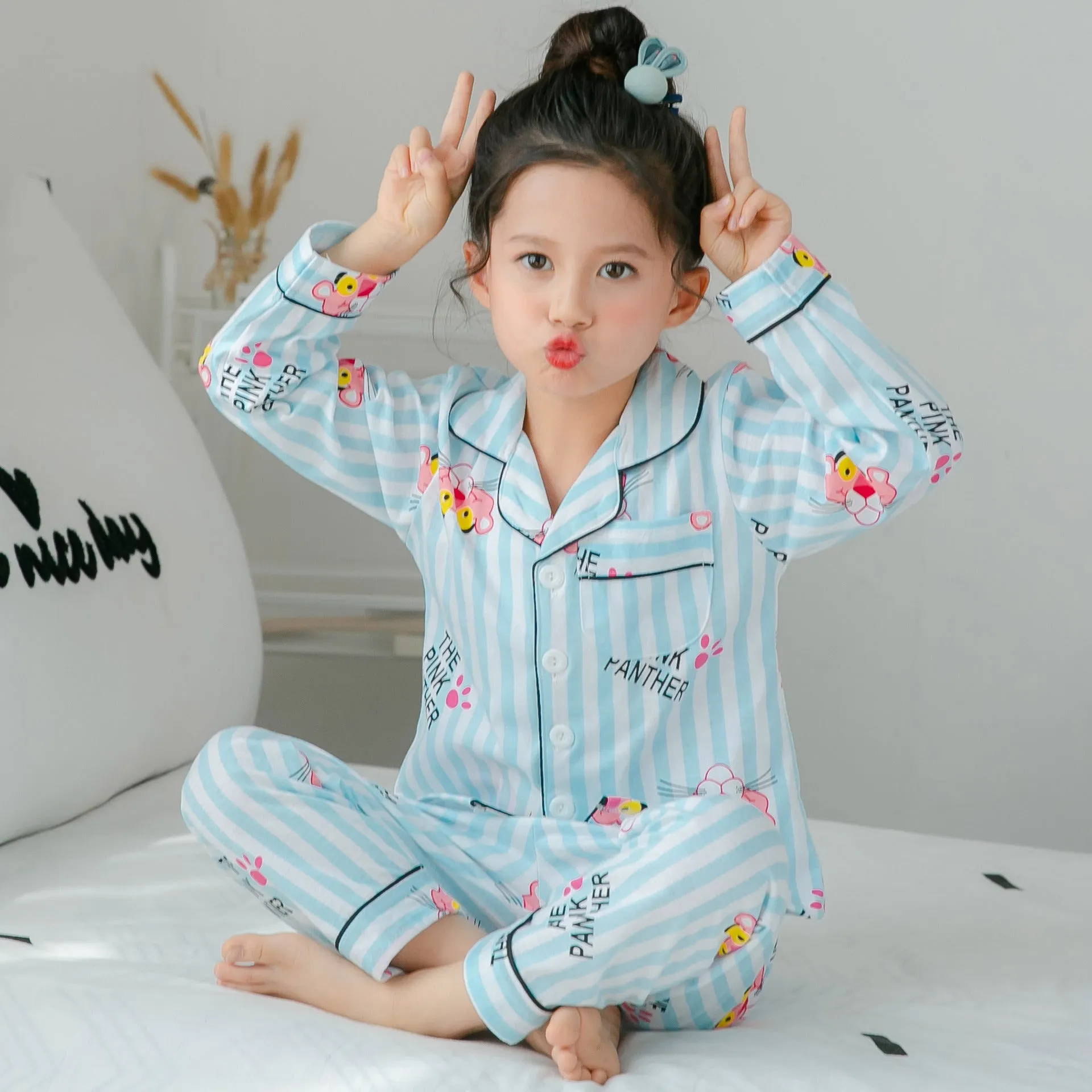 Printed Cotton Night Suit For Girl's - GlamzLife