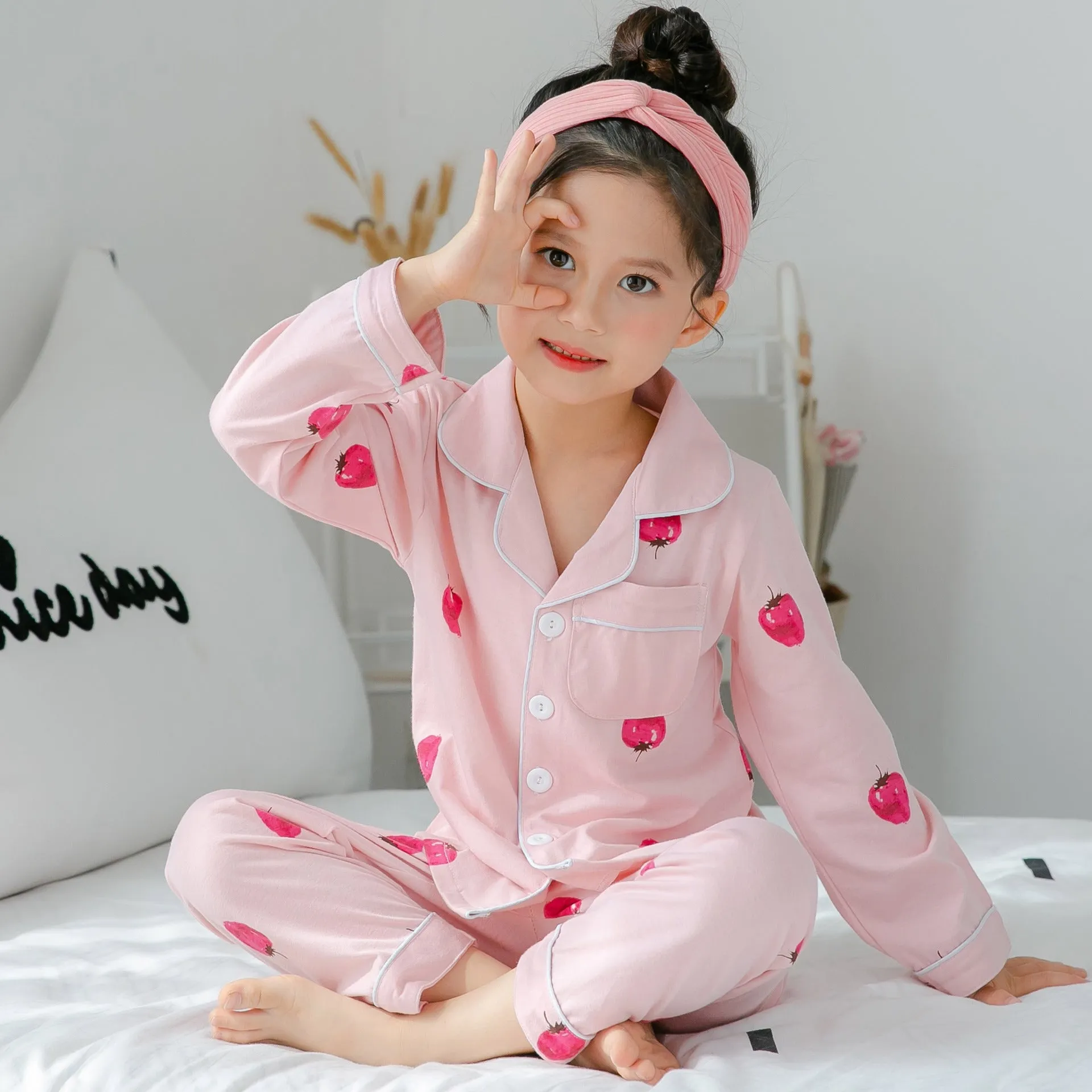 Printed Cotton Night Suit For Girl's - GlamzLife