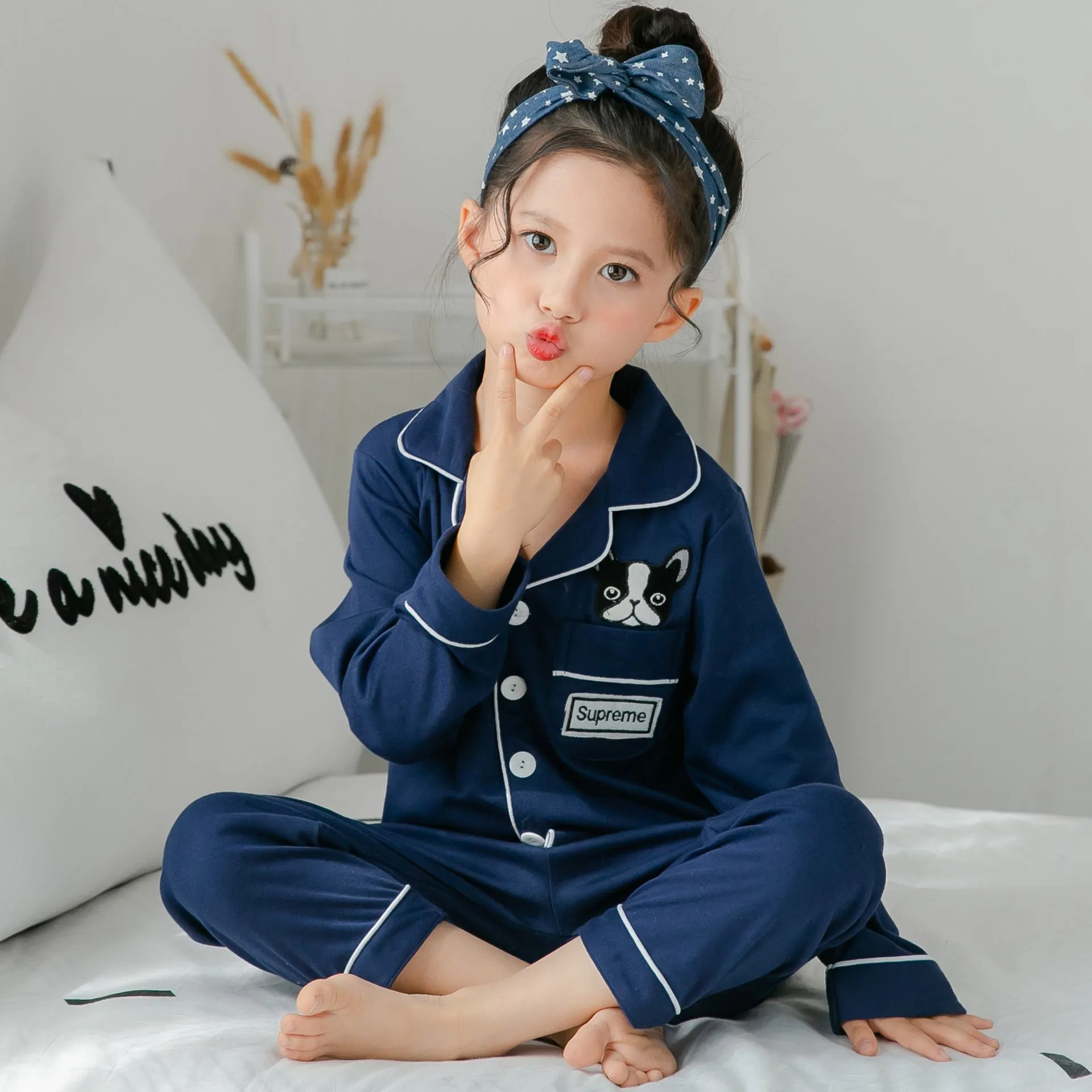 Printed Cotton Night Suit For Girl's - GlamzLife