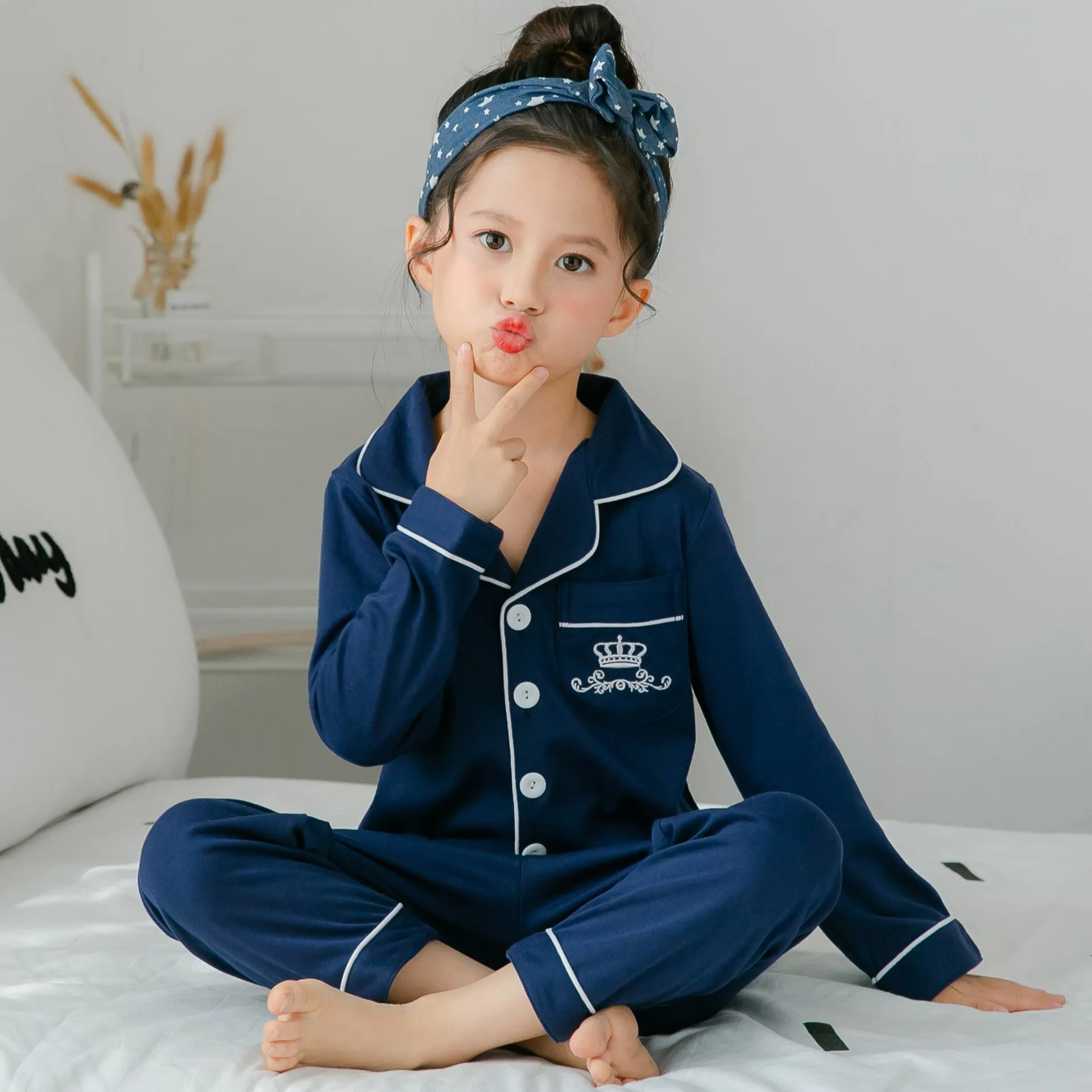 Printed Cotton Night Suit For Girl's - GlamzLife