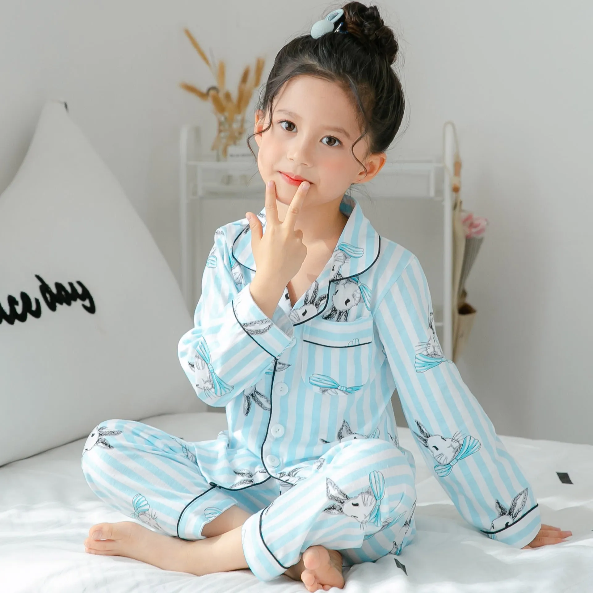 Printed Cotton Night Suit For Girl's - GlamzLife