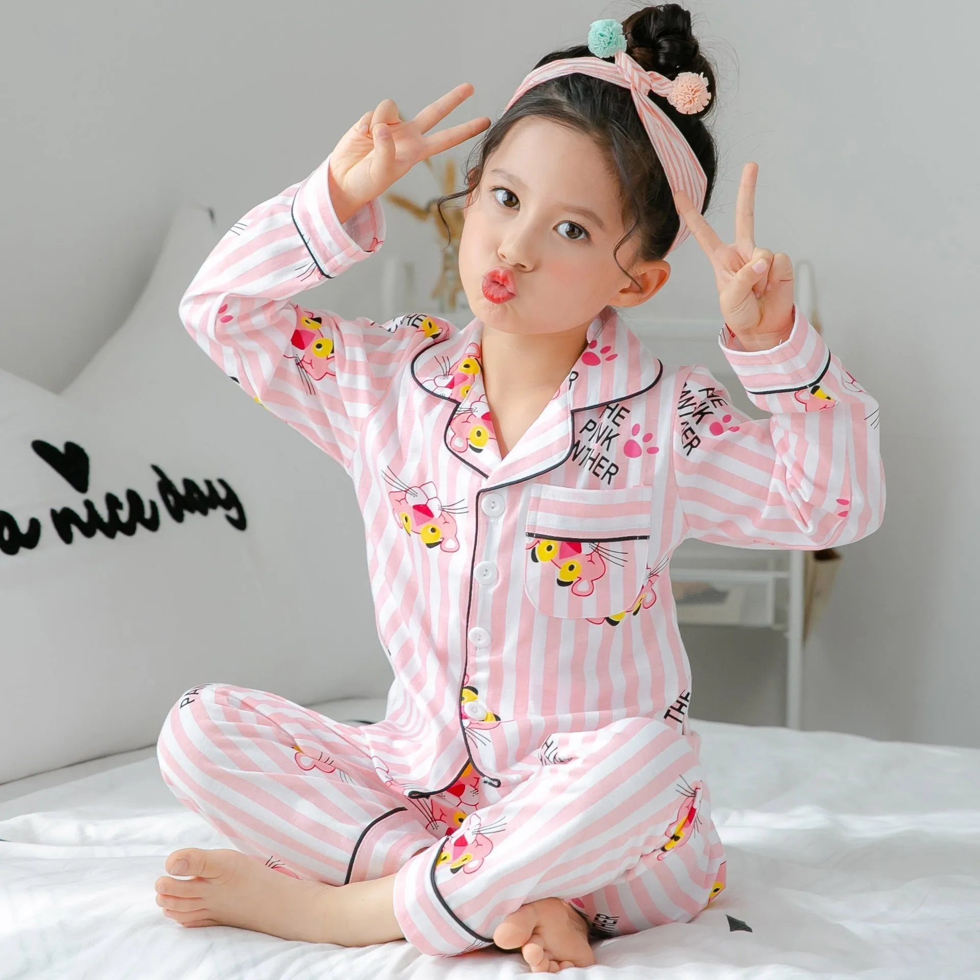 Printed Cotton Night Suit For Girl's - GlamzLife