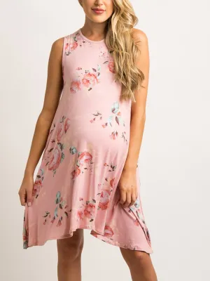 Printed Loose Maternity Dress