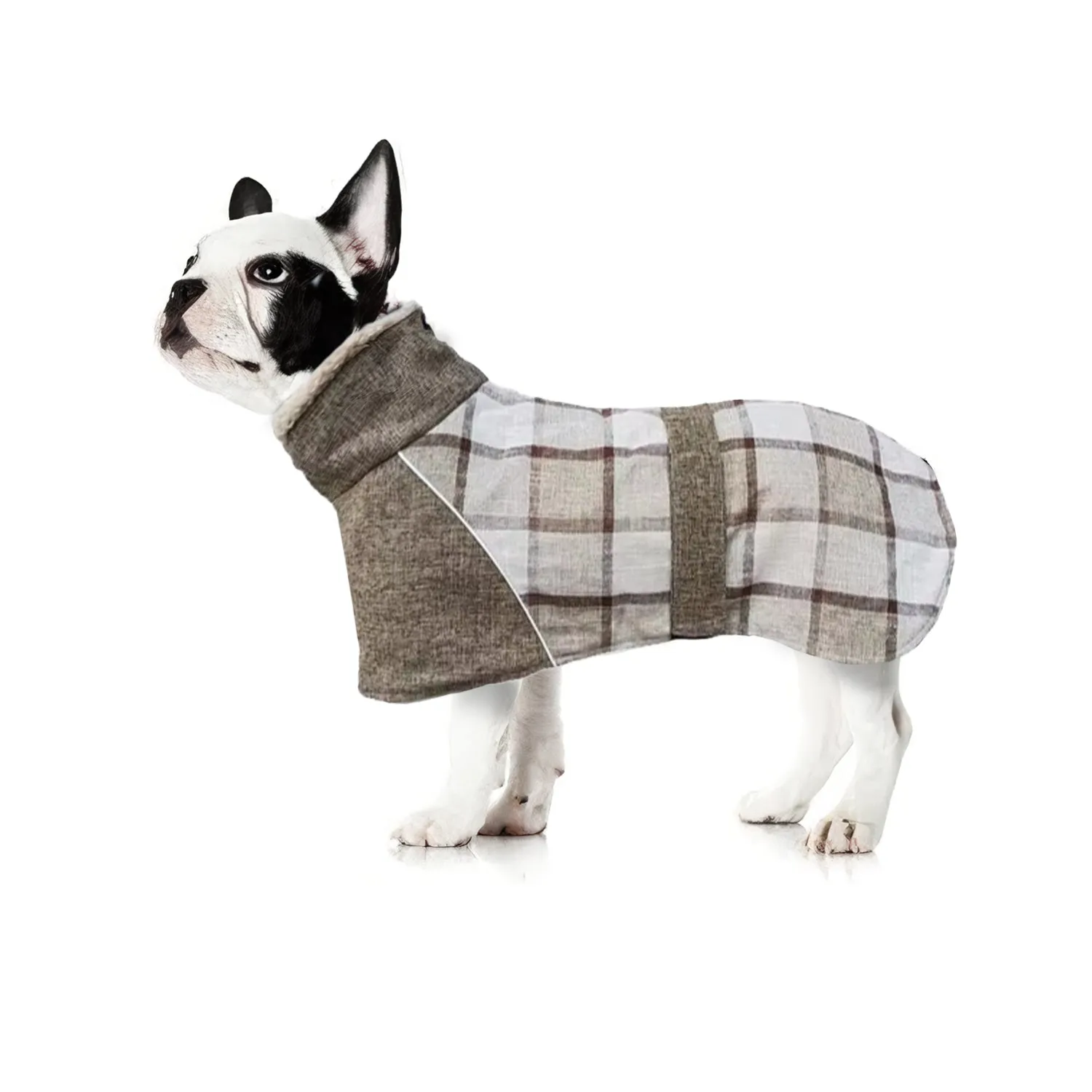 PupShield Frenchie Winter Coat Thick Reflective and Windproof Dog Jacket