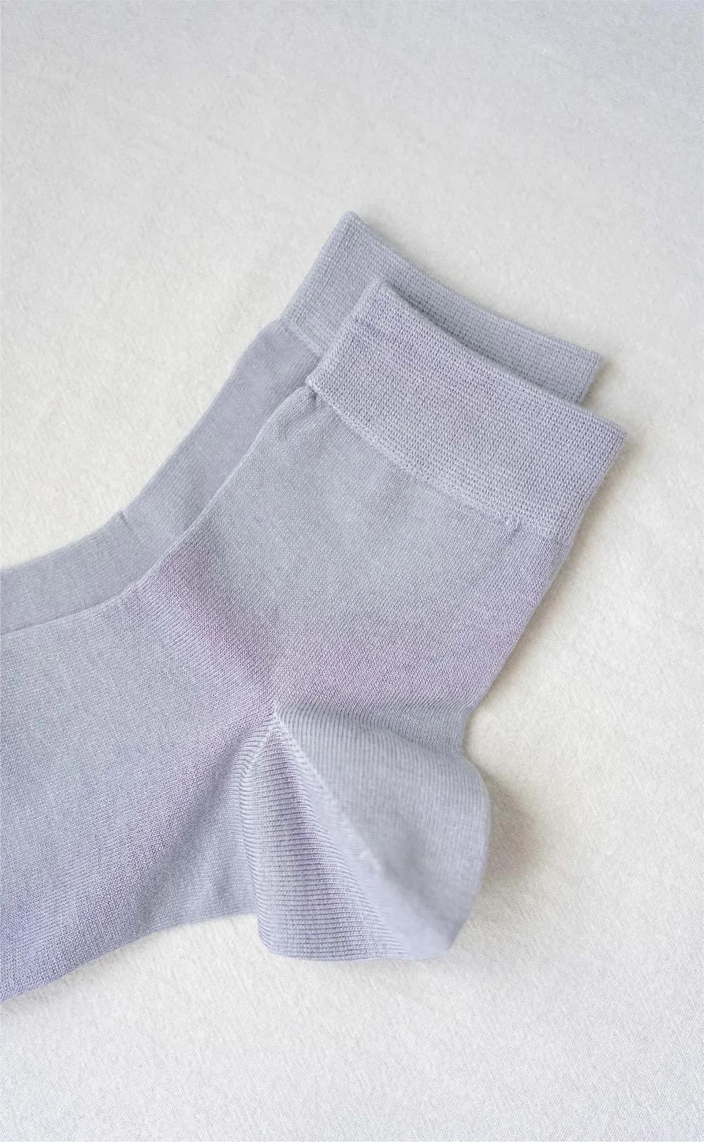 Pure •  Women Crew Socks (Mauve Purple)