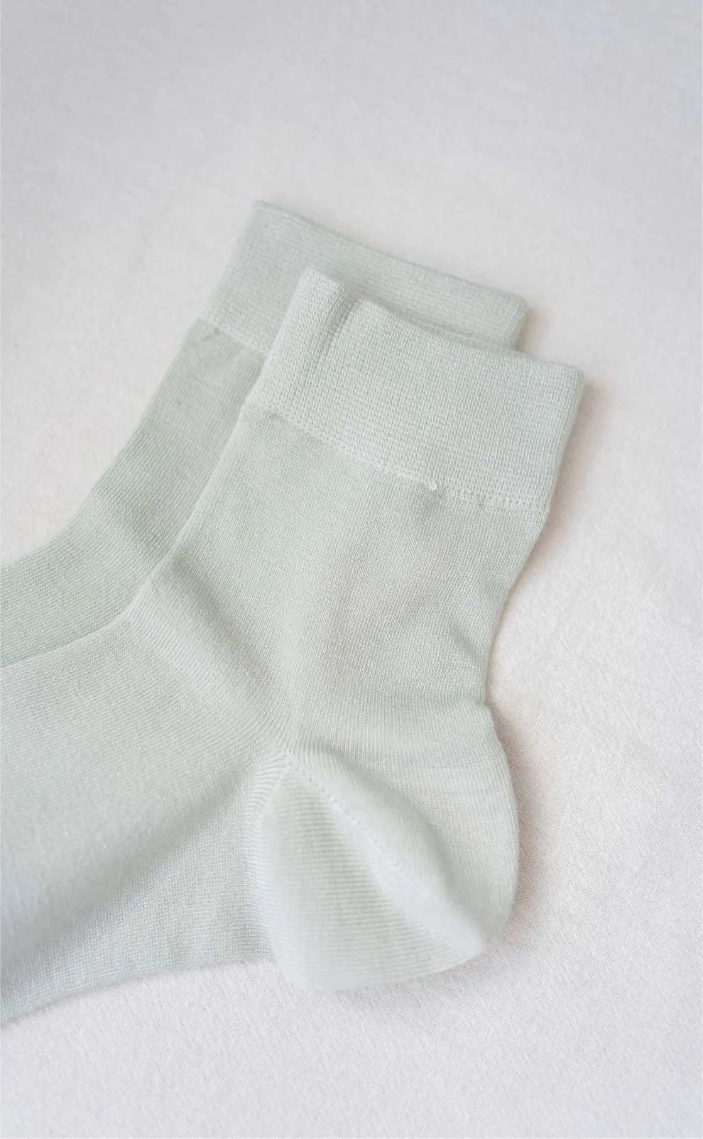 Pure •  Women Crew Socks (Mint Green)