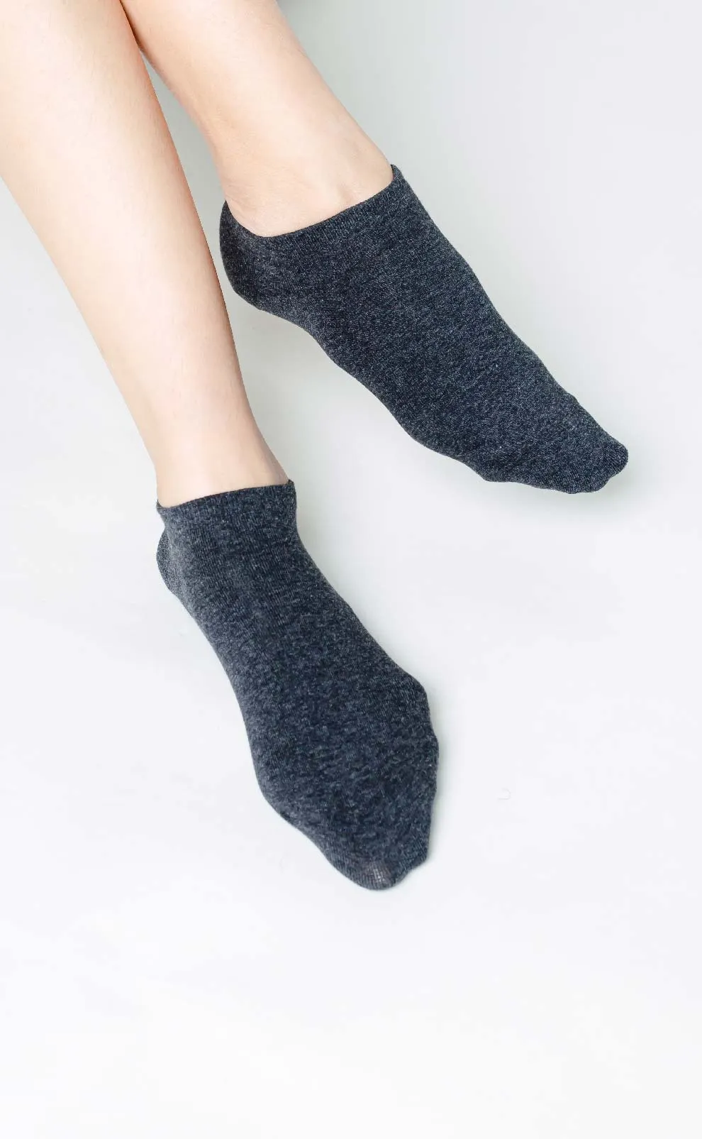 Pure •  Women Low Cut Ankle Socks (Charcoal)