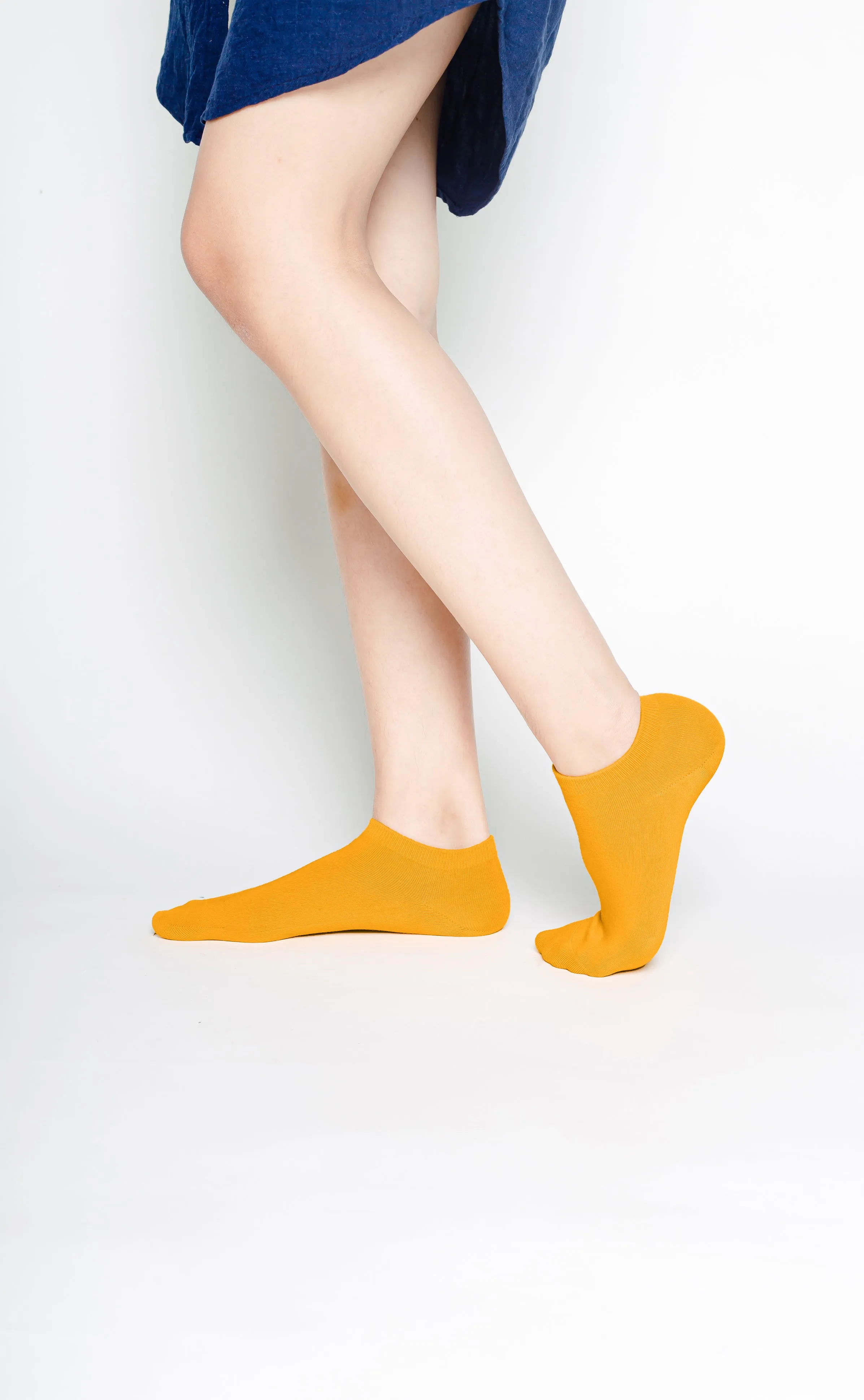 Pure •  Women Low Cut Ankle Socks (Mustard)