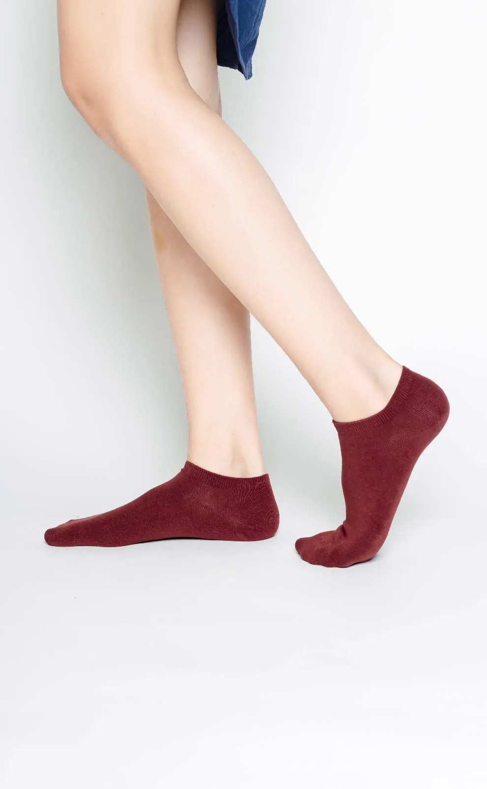 Pure •  Women Low Cut Ankle Socks (Ruby)