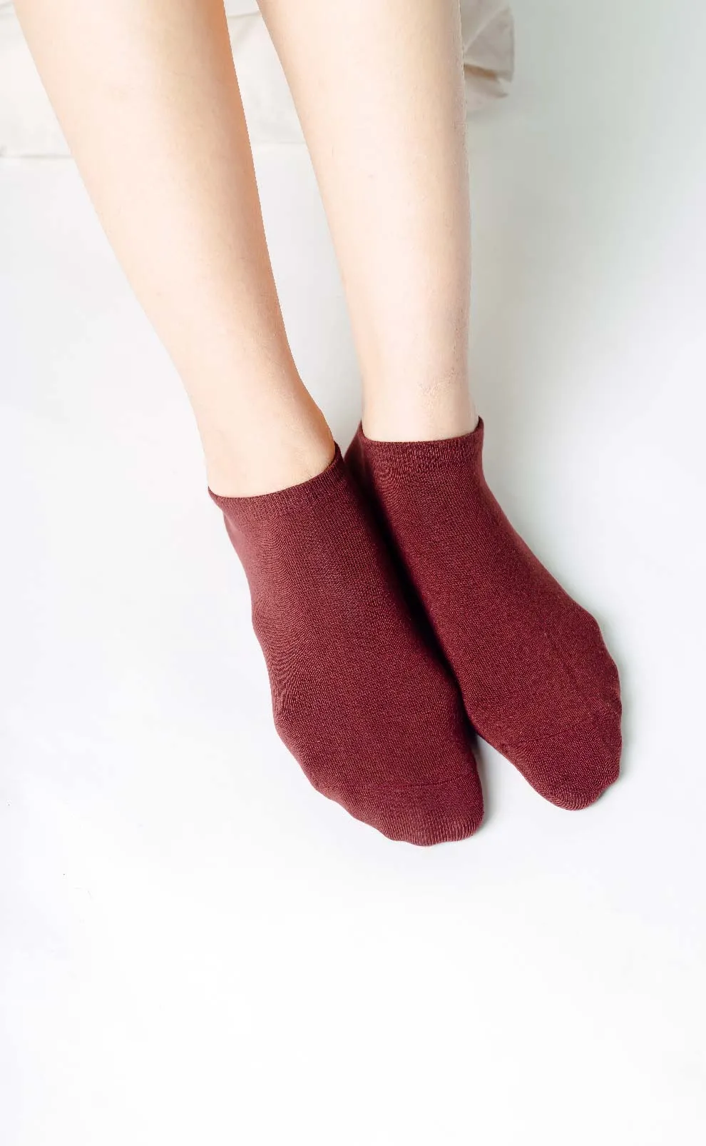 Pure •  Women Low Cut Ankle Socks (Ruby)